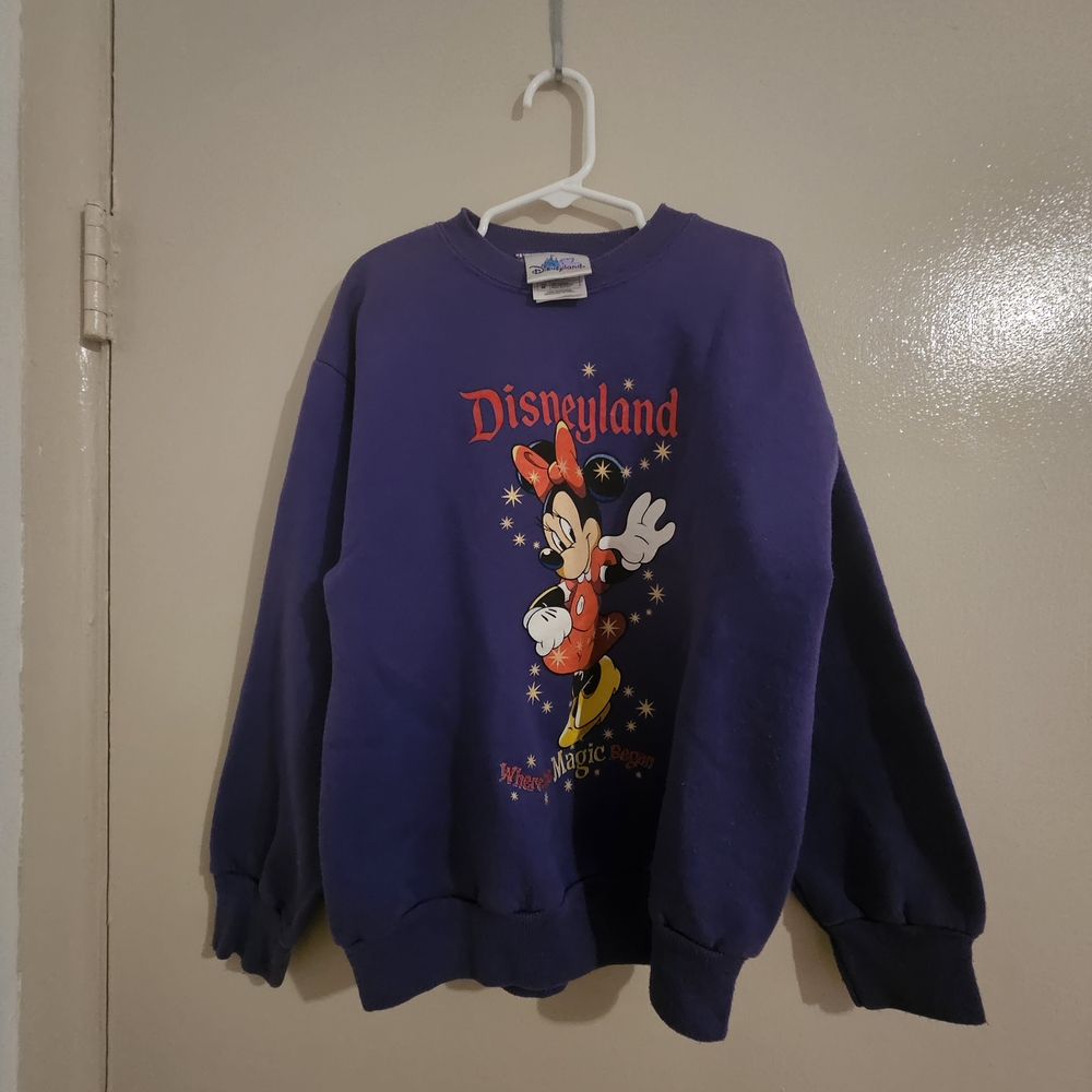 Disneyland Kids Purple Sweater